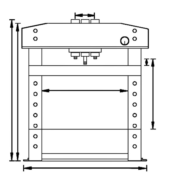 WPP 75 E Prasa warsztatowa UNICRAFT 6300075 MZ 01