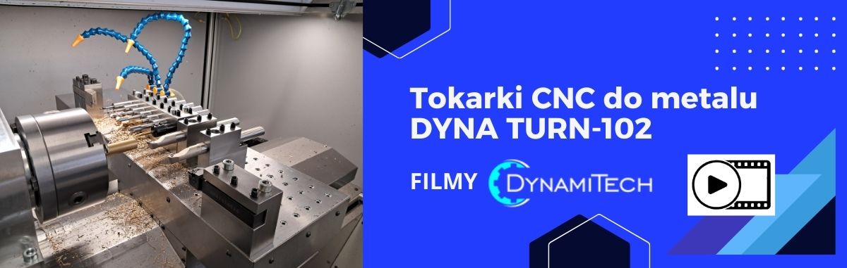 Dynami Tech Tokarki CNC do krotkich elementow DynaTurn102 FILMY