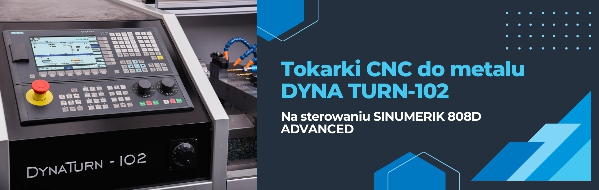 Dynami Tech Tokarki CNC do krotkich elementow Sinumerik 808D Advanced 2