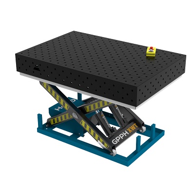 PLUS Stol spawalniczy z regulowana wysokoscia Dotacja ZUS 1500x1000 GPPH 16 DIAG XWT PLUS 150x100 WOLSEN 400x400