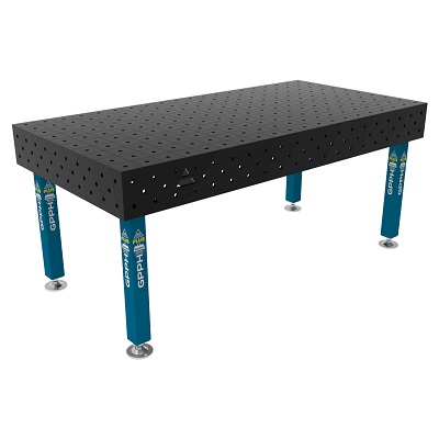 PLUS Stol spawalniczy 2000x1000 GPPH 16 100x100 S TWT PLUS 200x100 WOLSEN 400x400