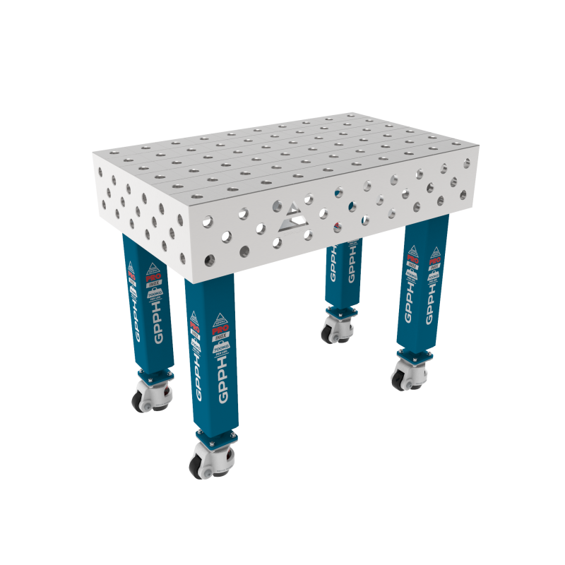 PRO INOX Stół spawalniczy 1000x600 GPPH 28 100x100 K INOX PRO 100x60 WOLSEN