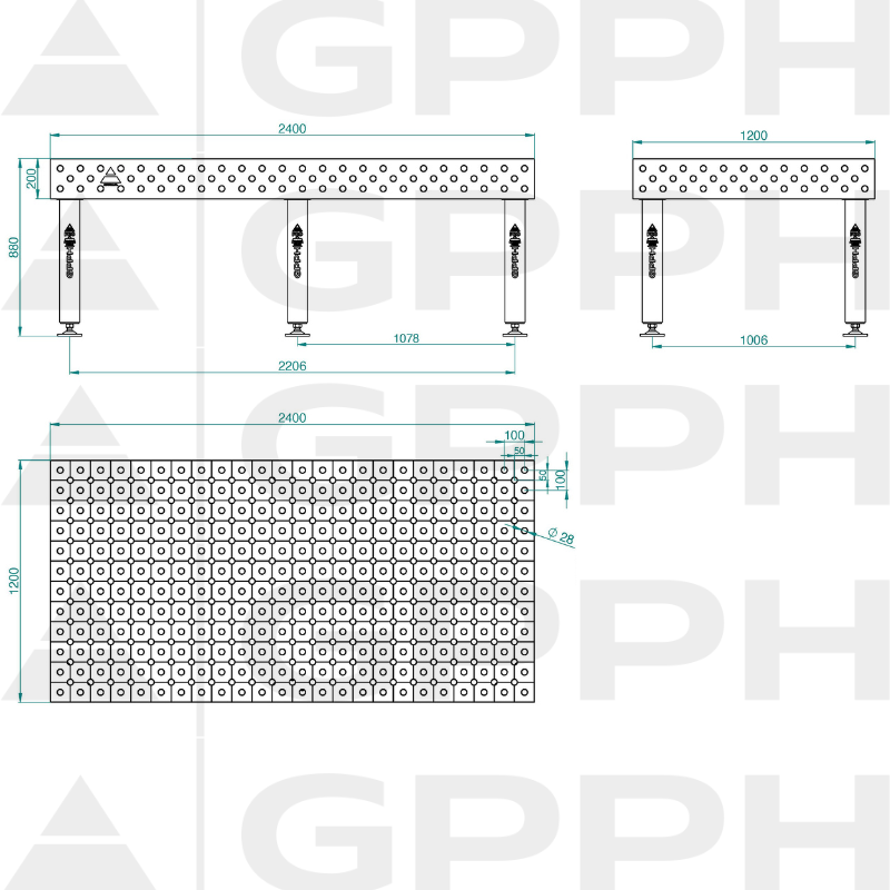 PRO_INOX_Stół spawalniczy_2400x1200_GPPH_28_DIAG_S_INOX_PRO_240x120_WOLSEN2