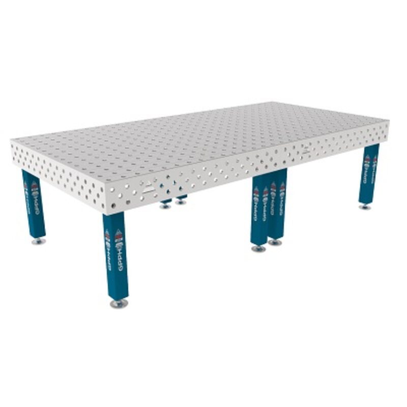 PRO INOX Stół spawalniczy 3000x1480 GPPH 28 100x100 S INOX PRO 300x148 WOLSEN 400x400
