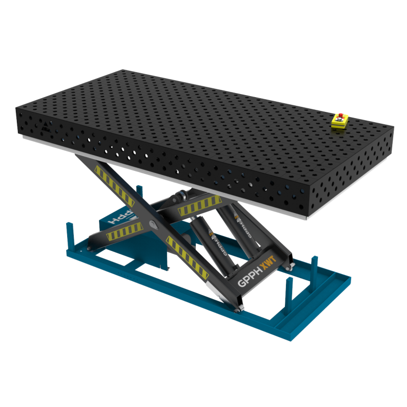 PRO Stol spawalniczy z regulowana wysokoscia Dotacja ZUS 2400x1200 GPPH 28 DIAG XWT PLUS 240x120 WOLSEN
