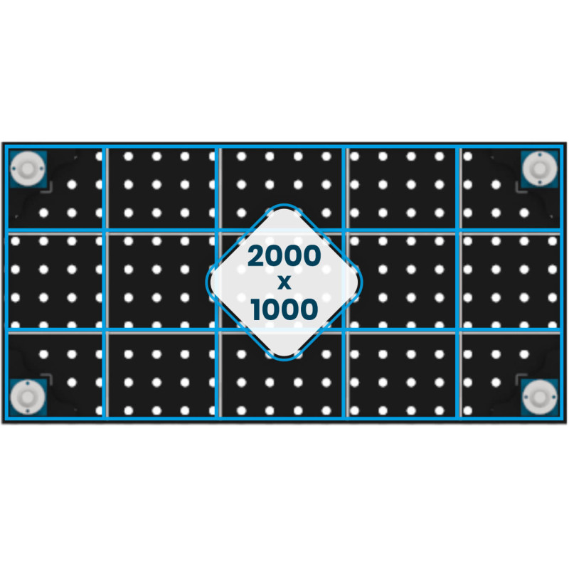 PRO Stol spawalniczy 2000x1000 GPPH 16 50x50 S TWT PRO 200x100 WOLSEN1