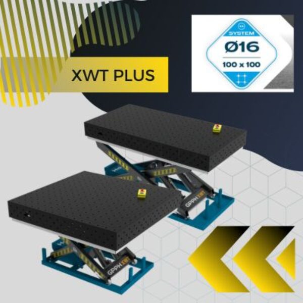 Stoly spawalnicze podnoszone XWT PLUS Blat 12 mm systemem otworow fi 16 mm w siatce 100x100 Wolsen 1
