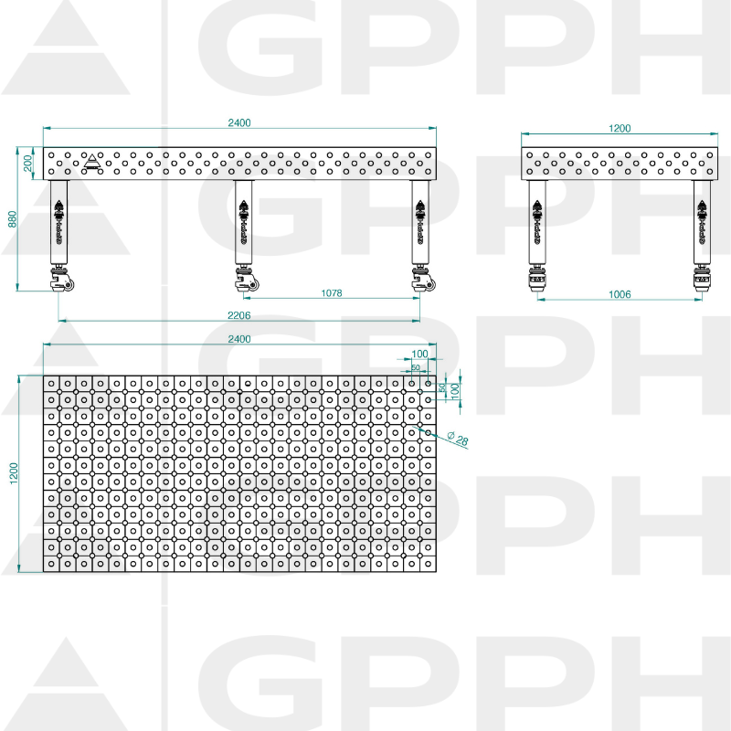 PRO_INOX_Stół spawalniczy_2400x1200_GPPH_28_DIAG_K_INOX_PRO_240x120_WOLSEN2