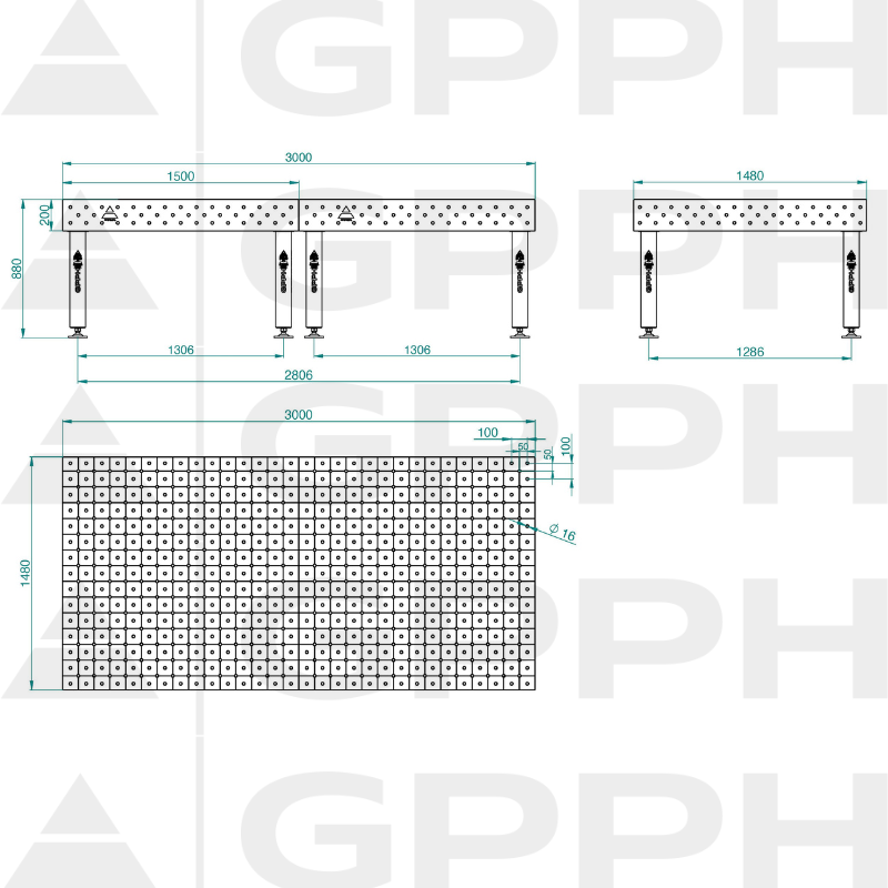 PRO_INOX_Stół spawalniczy_3000x1480_GPPH_16_DIAG_S_INOX_PRO_300x148_WOLSEN2