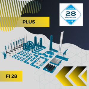Zestaw 4 narzędzi do stołów spawalniczych plus fi 28