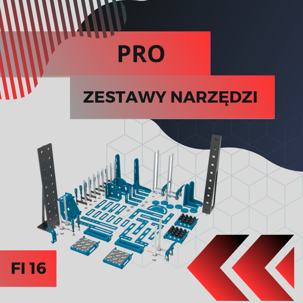 Zestawy narzędzi spawalniczych fi 16 PRO