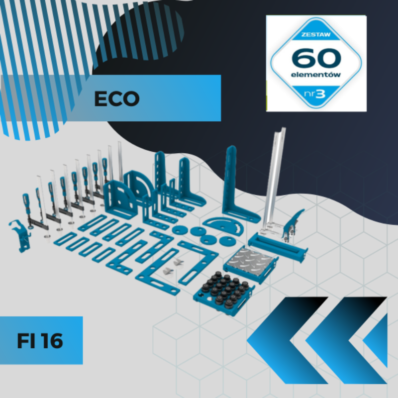 Zestaw narzędzi do stołów spawalniczych nr 3 eco fi 16