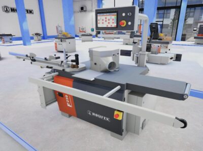 Frezarka dolnowrzecionowa F250TS HOUFEK EFN z wózkiem do czopowania oraz opcjonalnym wyposażeniem 1