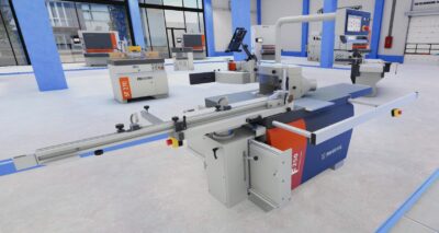 Frezarka dolnowrzecionowa F250TS HOUFEK EFN z wózkiem do czopowania oraz opcjonalnym wyposażeniem 4