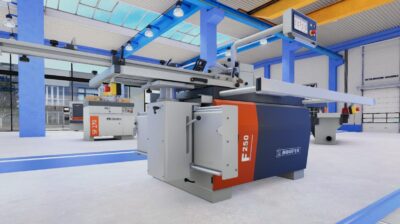 Frezarka dolnowrzecionowa F250TS HOUFEK EFN z wózkiem do czopowania oraz opcjonalnym wyposażeniem 5