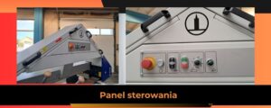 Panel sterowania Szlifierka długotaśmowa Serii FOX HOUFEK