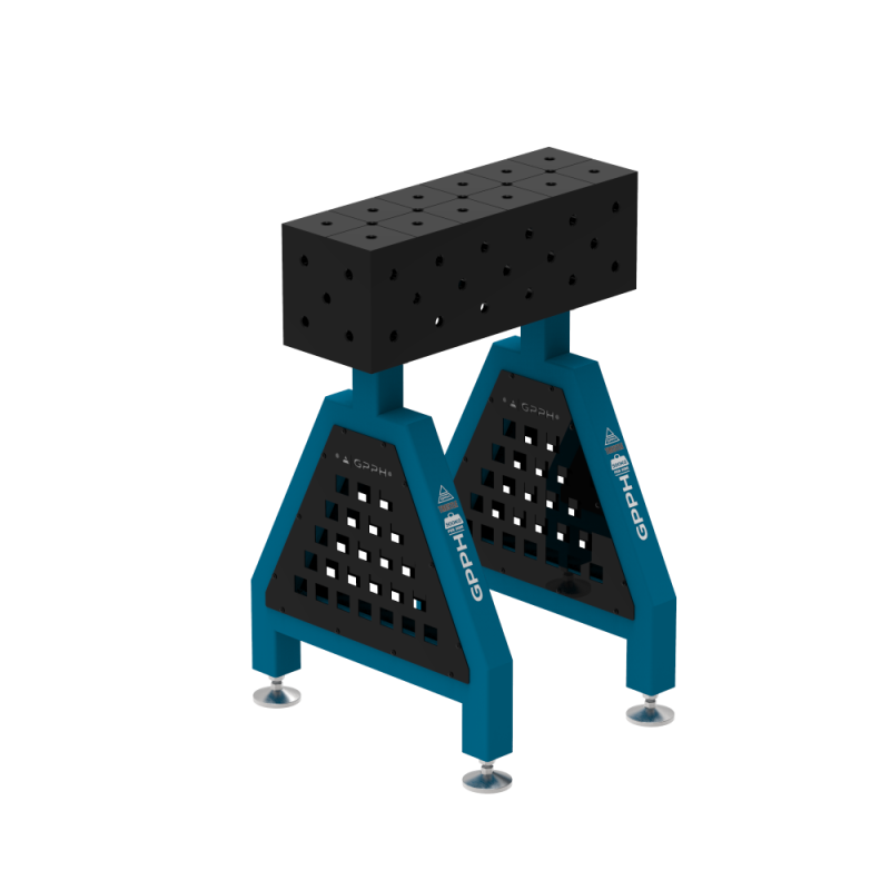 GPPH Podpora spawalnicza TRESTLE PLUS 600x200x200 mm 16_DIAG_S_TRESTLE_PLUS_60x20x20 WOLSEN