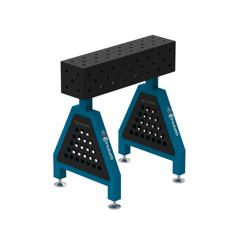 GPPH Podpora spawalnicza TRESTLE PLUS 800x200x200 mm 16_DIAG_S_TRESTLE_PLUS_80x20x20 WOLSEN