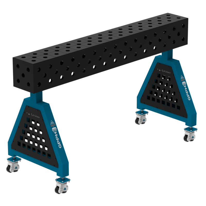 GPPH Podpora spawalnicza TRESTLE PRO 1500x200x200 mm 28_DIAG_K_TRESTLE_PRO_150x20x20 WOLSEN