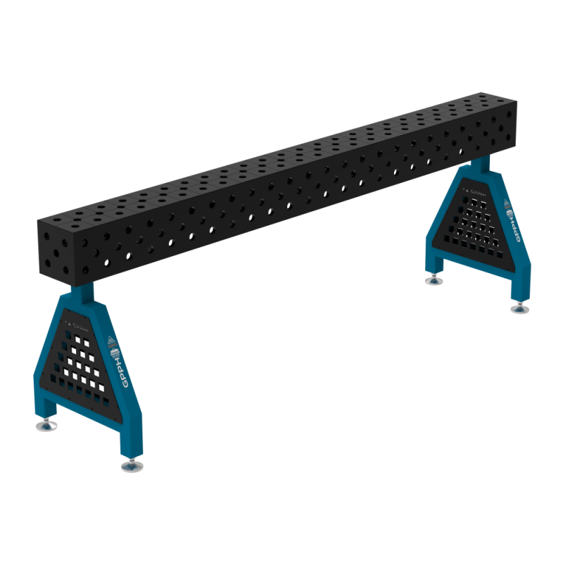 GPPH Podpora spawalnicza TRESTLE PRO 2400x200x200 mm 28_DIAG_S_TRESTLE_PRO_240x20x20 WOLSEN