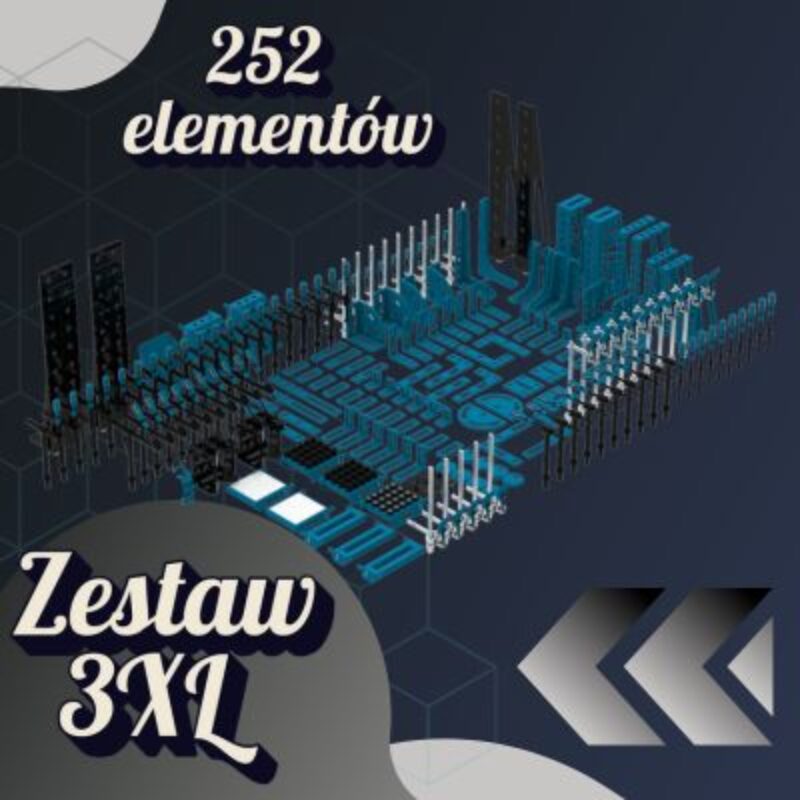 Zestaw narzędzi 3XL 252 elementów GPPH