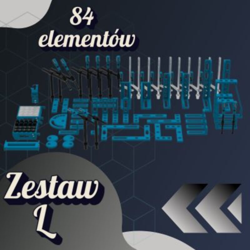Zestaw narzędzi L 84 elementów GPPH