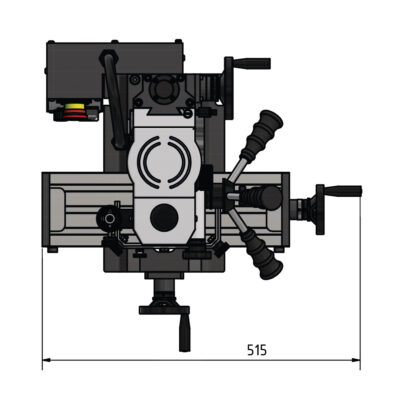 MH 15V Wiertarko-frezarka z bezstopniowo sterowanym napędem OPTIMUM / 230V - obrazek 5