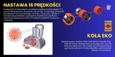 STEFF20316 POWER 16 Prędkości Posuw MAGGI TECHNOLOGY