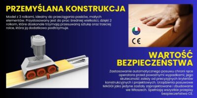 STEFF20316 POWER Posuw 3 rolkowy 16 prędkości MAGGI TECHNOLOGY