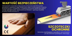 STEFF2034 Posuw 3 rolkowy Maggi Technology Bezpieczeństwo