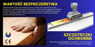 STEFF2038 CI Posuw gąsienicowy z napędem 3 rolkowym,8 prędkości Maggi Technology