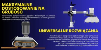 STEFF2038 CI Posuw gąsienicowy z napędem 3 rolkowym,8 prędkości Maggi Technology