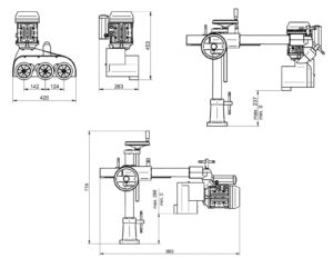 STEFF20316 POWER Mechanizm posuwu Maggi Technology