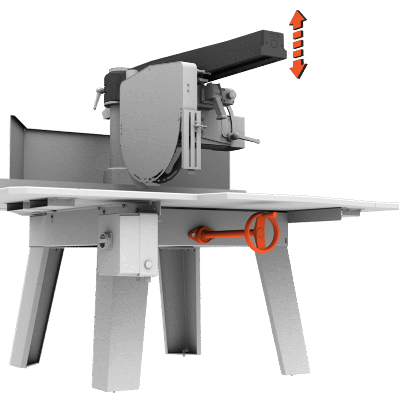 25600175 Przedni podnośnik za pomocą korby Piła radialna Maggi Technology