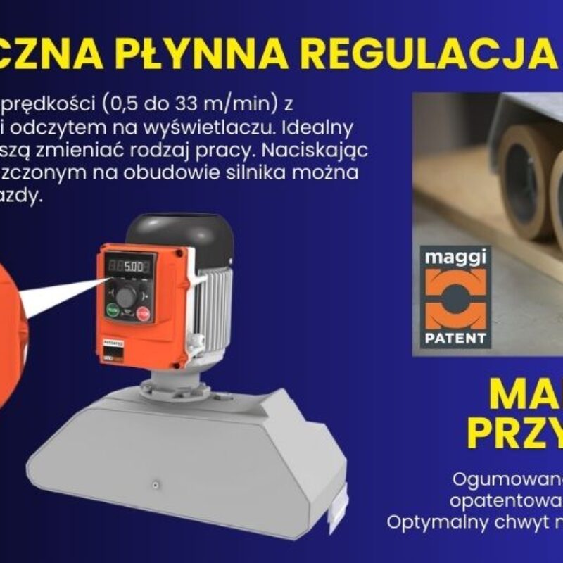 SUPERSONIC3 Posuw 3 rolkowy z elektroniczną płynną regulacją Maggi Technology