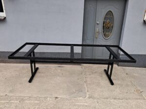 LOFTST261075 Stół bankietowy 2600x1000mm na bazie stelaża metalowego- stałego WOLSEN