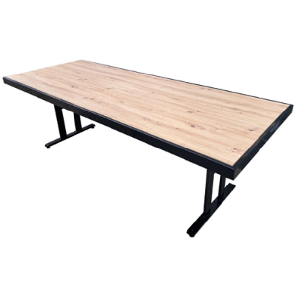 LOFTST261075 Stół bankietowy 2600x1000mm na bazie stelaża metalowego- stałego WOLSEN
