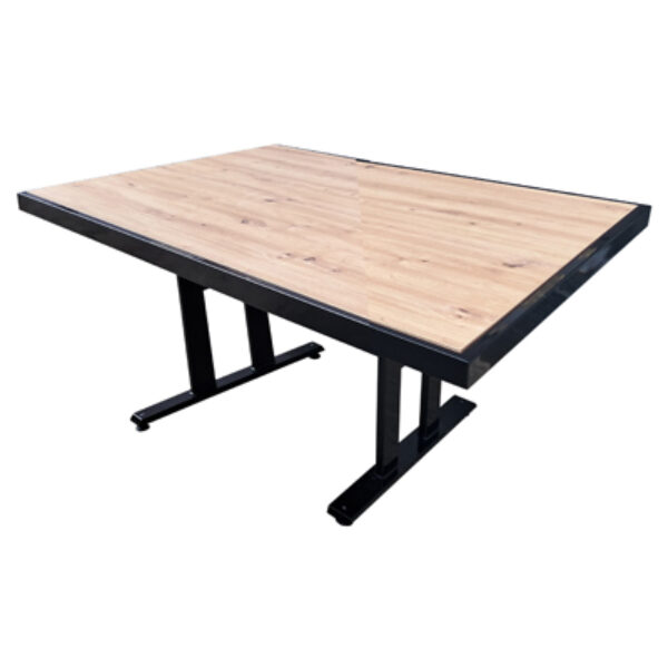 LOFTST131075 Stół bankietowy 1300x1000mm na bazie stelaża metalowego- stałego WOLSEN