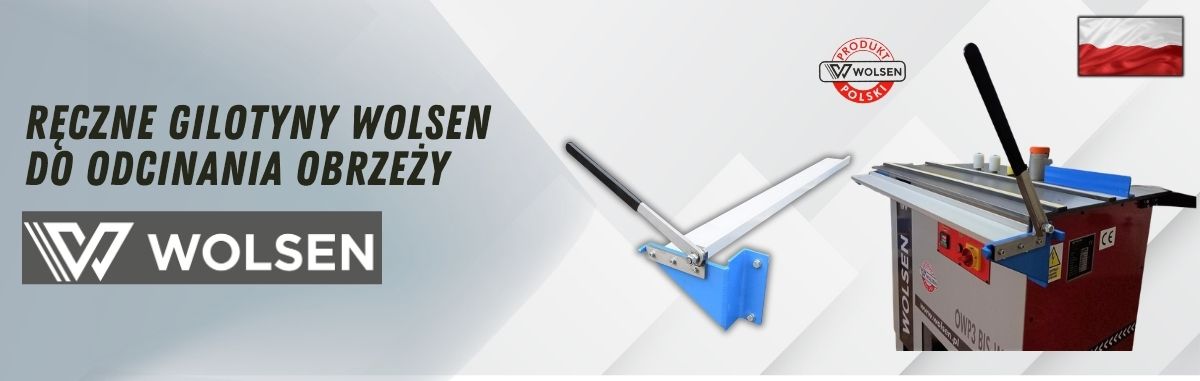 Ręczne gilotyny WOLSEN do odcinania obrzeży