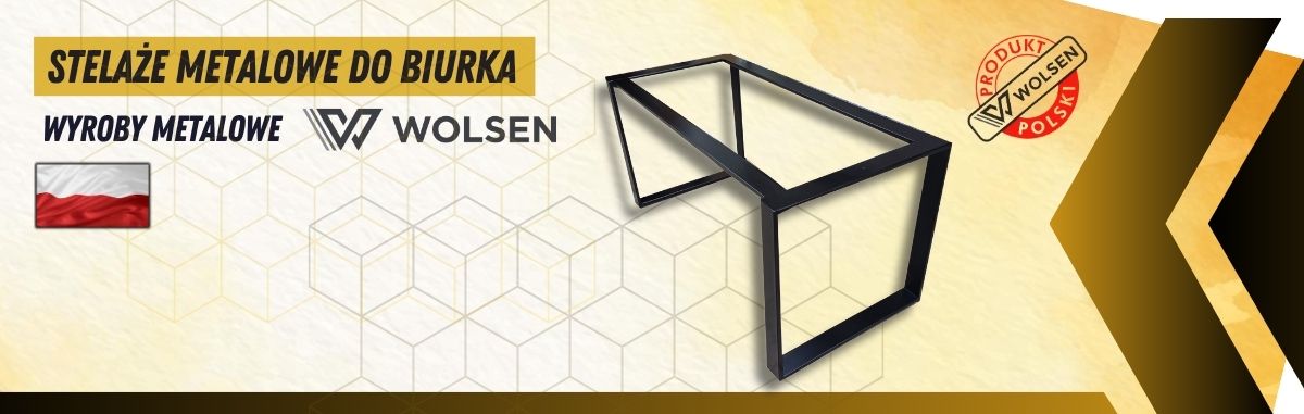 Stelaże metalowe do biurka