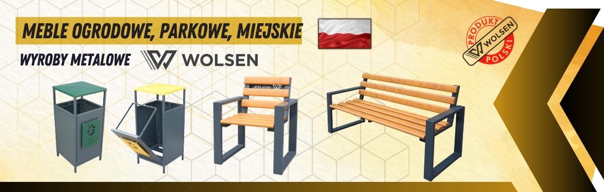 Meble ogrodowe, parkowe, miejskie